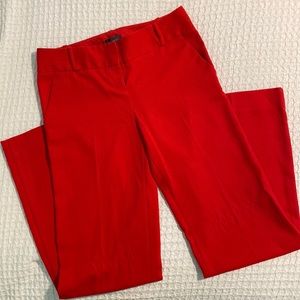 Wide-leg business pant - red statement piece!